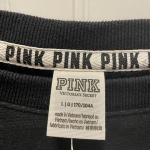 PINK black sweatshirt